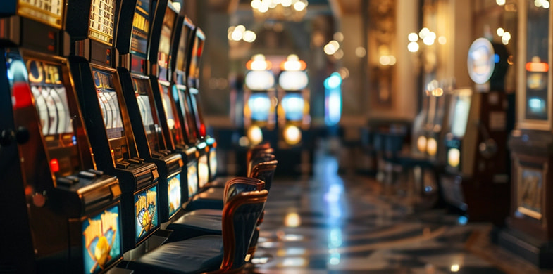 Slot machines em cassino